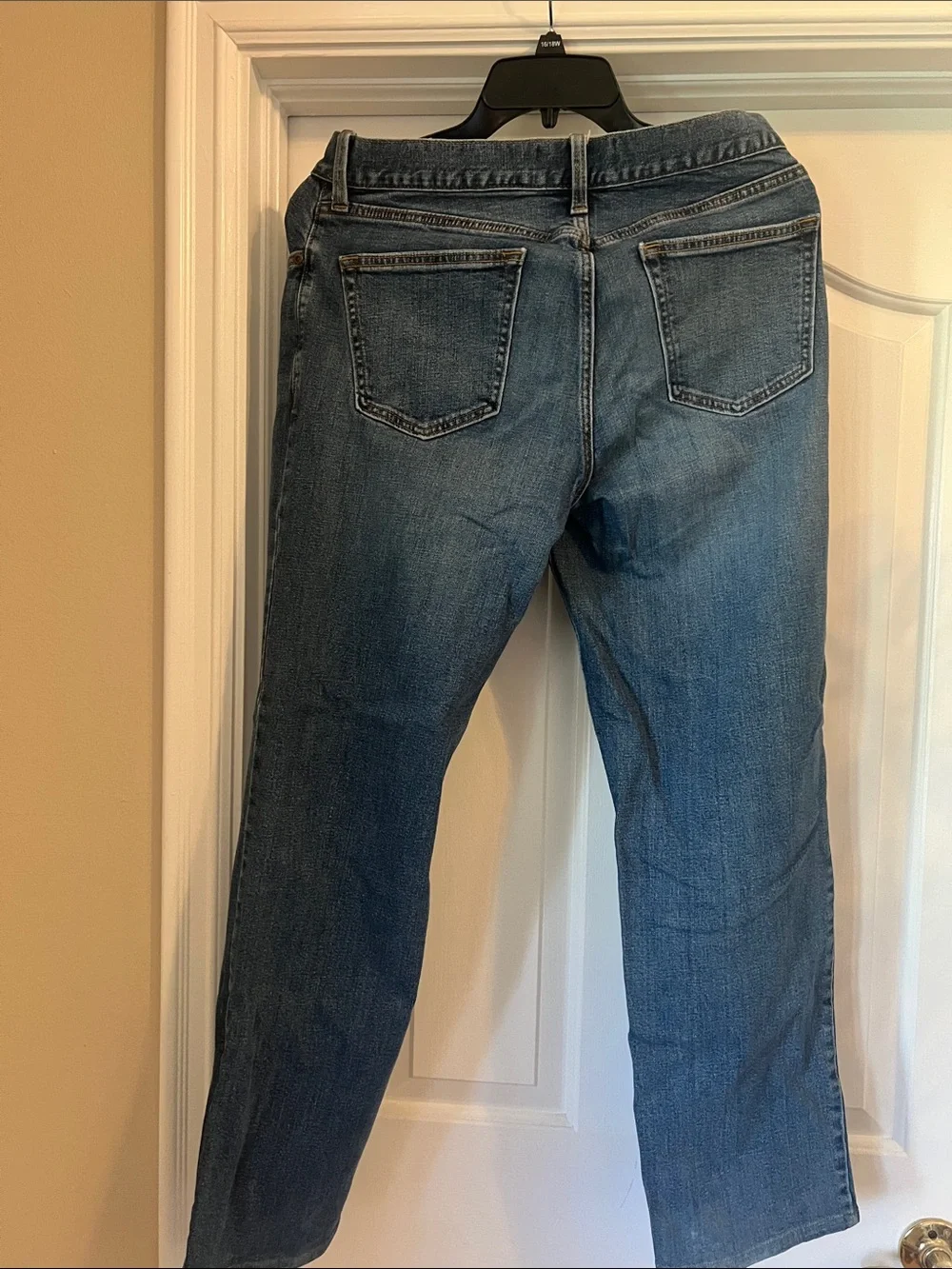 Men's Blue Straight-Leg Jeans